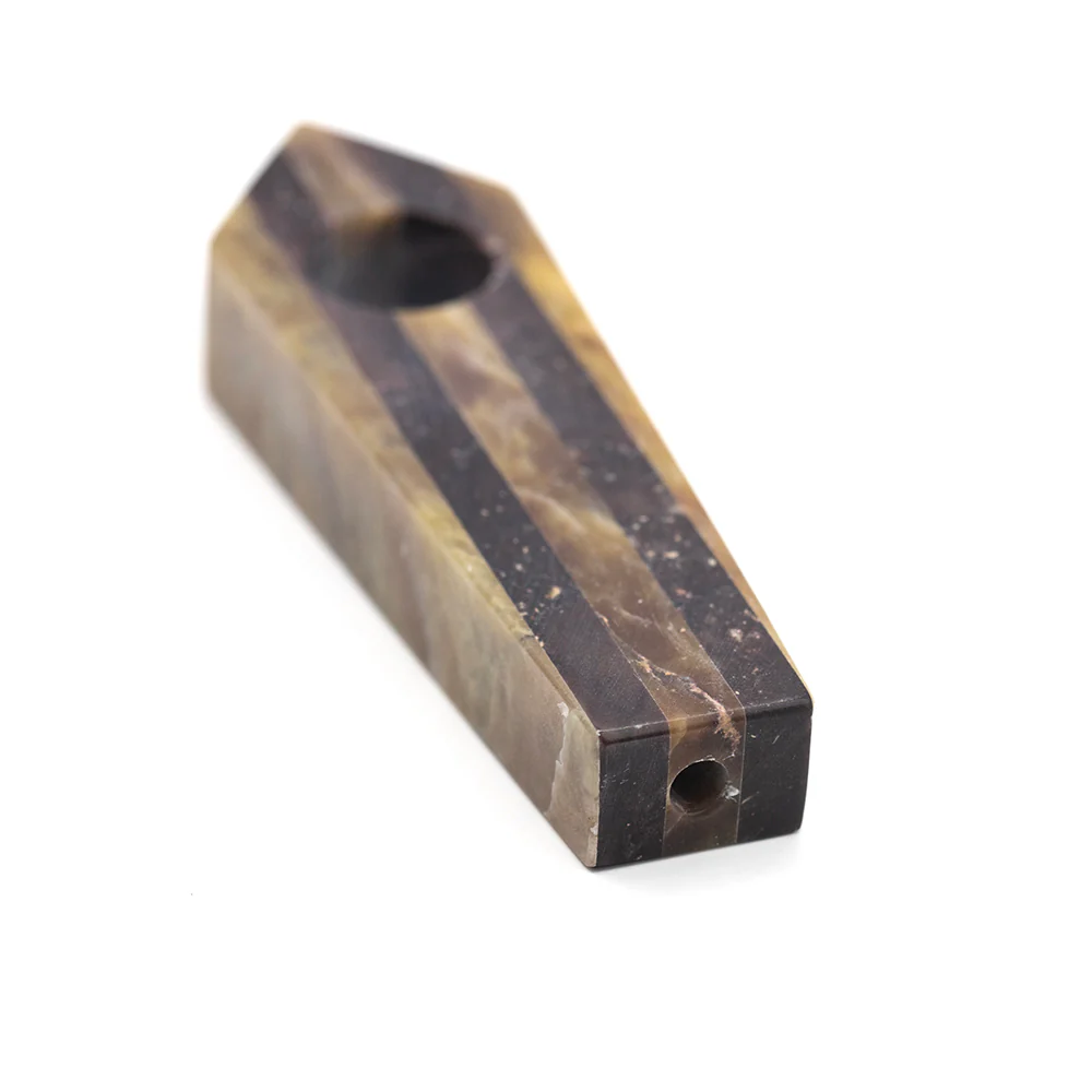 SOAPSTONE COFFIN PIPE - Image 6