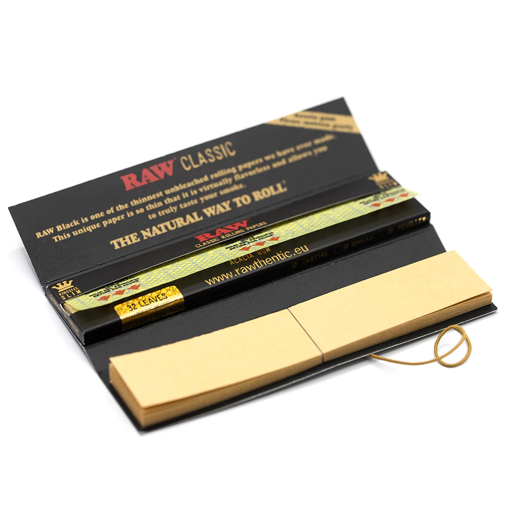 RAW - BLACK CLASSIC KING SIZE SLIM + TIPS - Image 3
