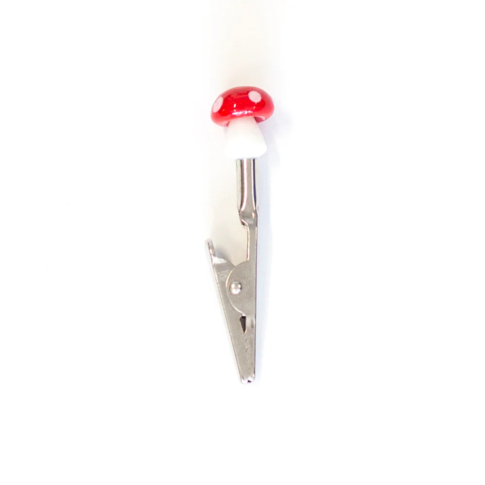 Roach Clip - Assorted Designs (Mushrooms & Dice) - Image 2