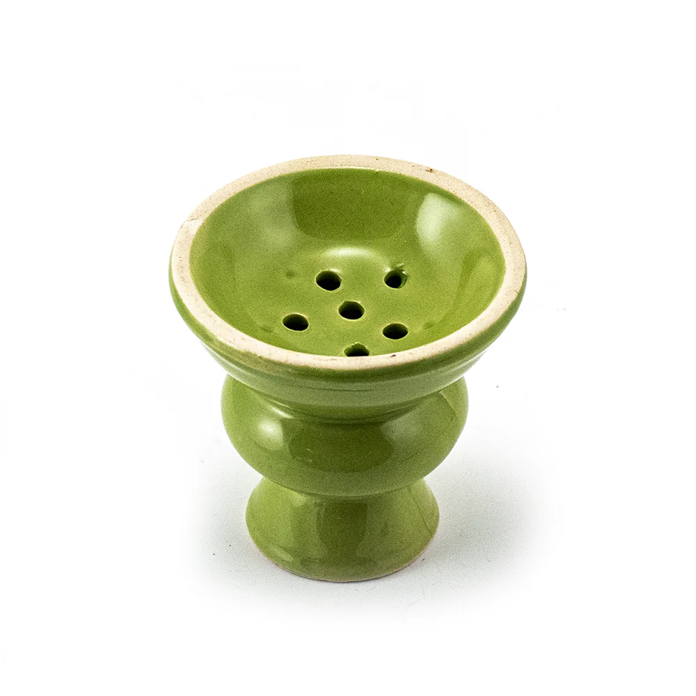 SPARE HOOKAH BOWL - LARGE - CERAMIC - GREEN