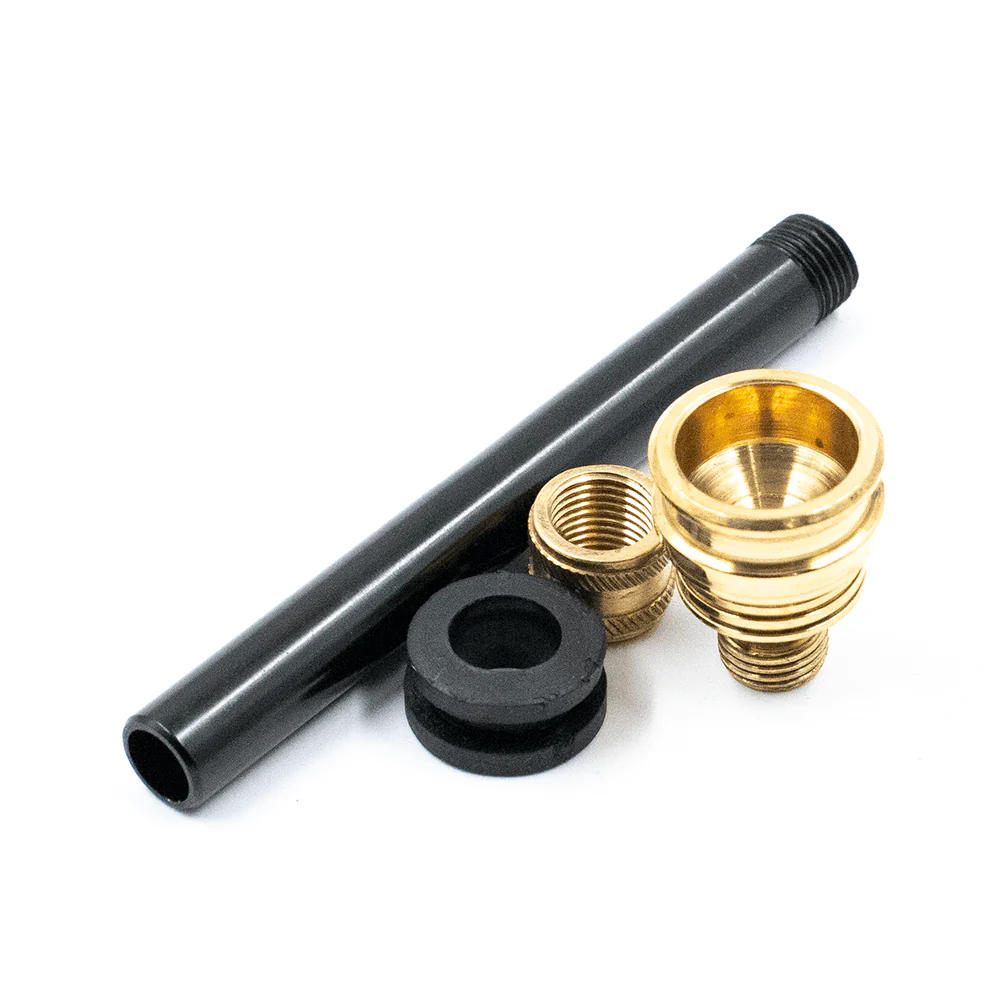 Standard Anodised Brass Screw-In Cone & Collar Stem Kit - Image 3