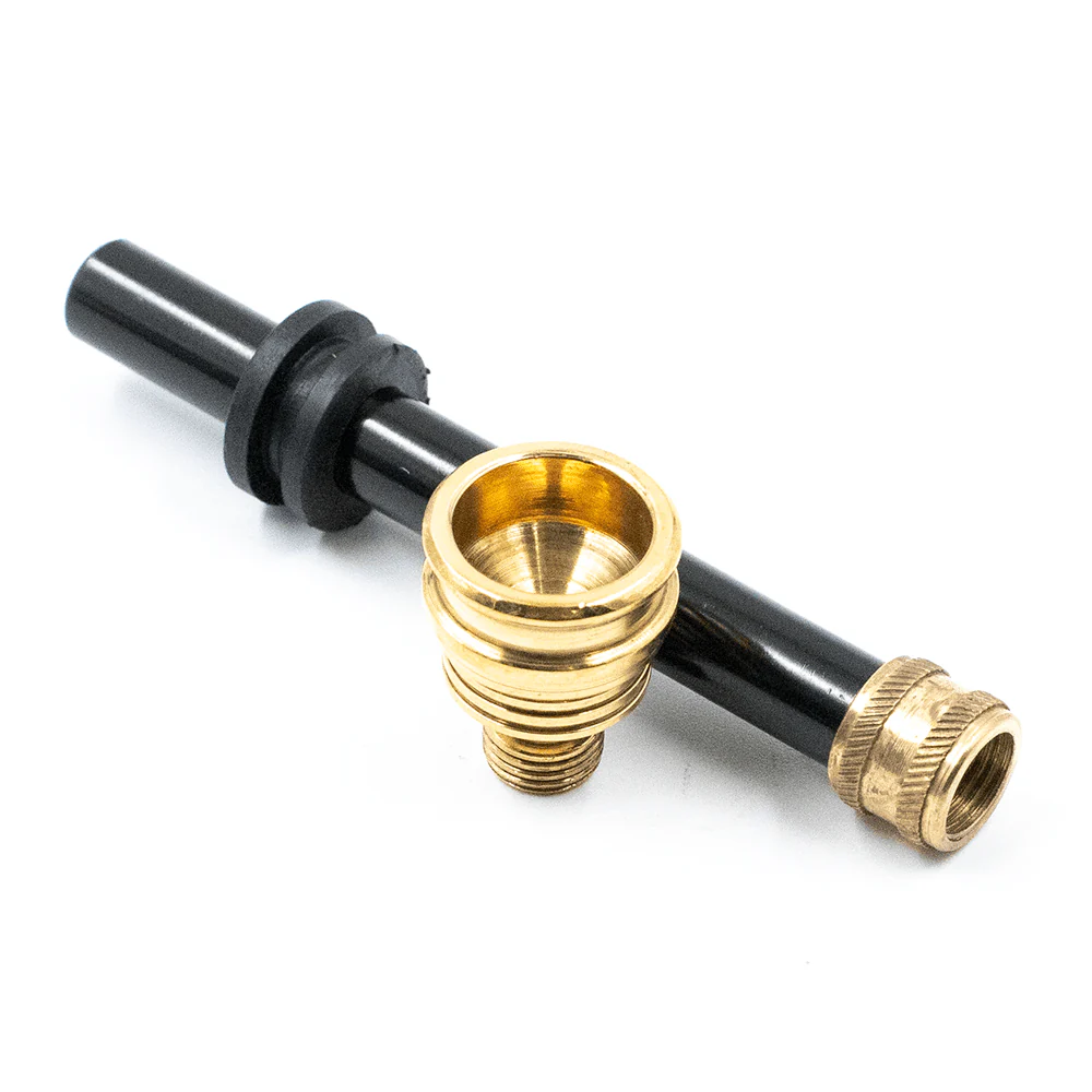 Standard Anodised Brass Screw-In Cone & Collar Stem Kit - Image 4