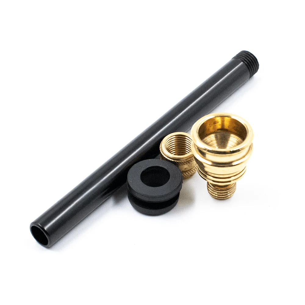 Standard Anodised Brass Screw-In Cone & Collar Stem Kit - Image 7