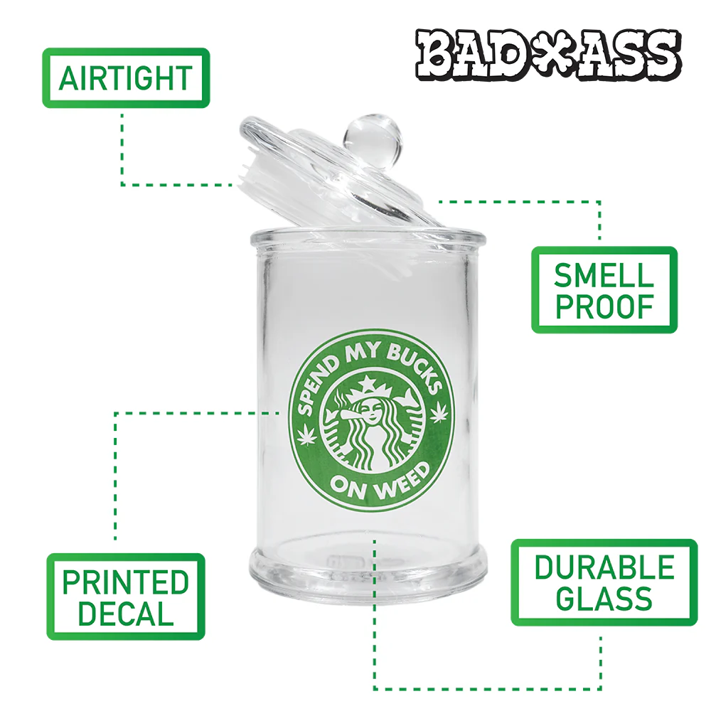 Badass Stash Jar - Spend My Bucks (370ml) - Image 3