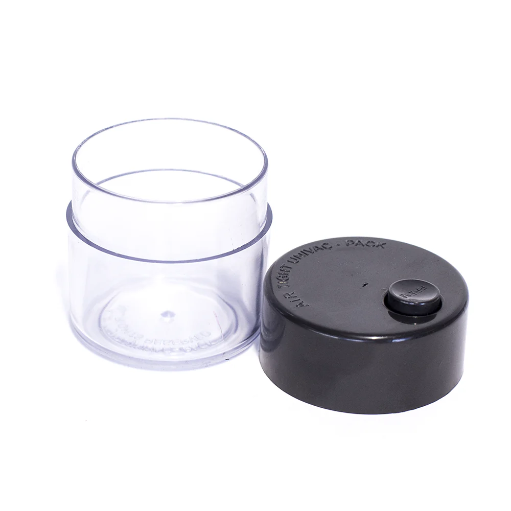 Univac Plastic Vacuum Seal Canister - Black and Clear - Image 2
