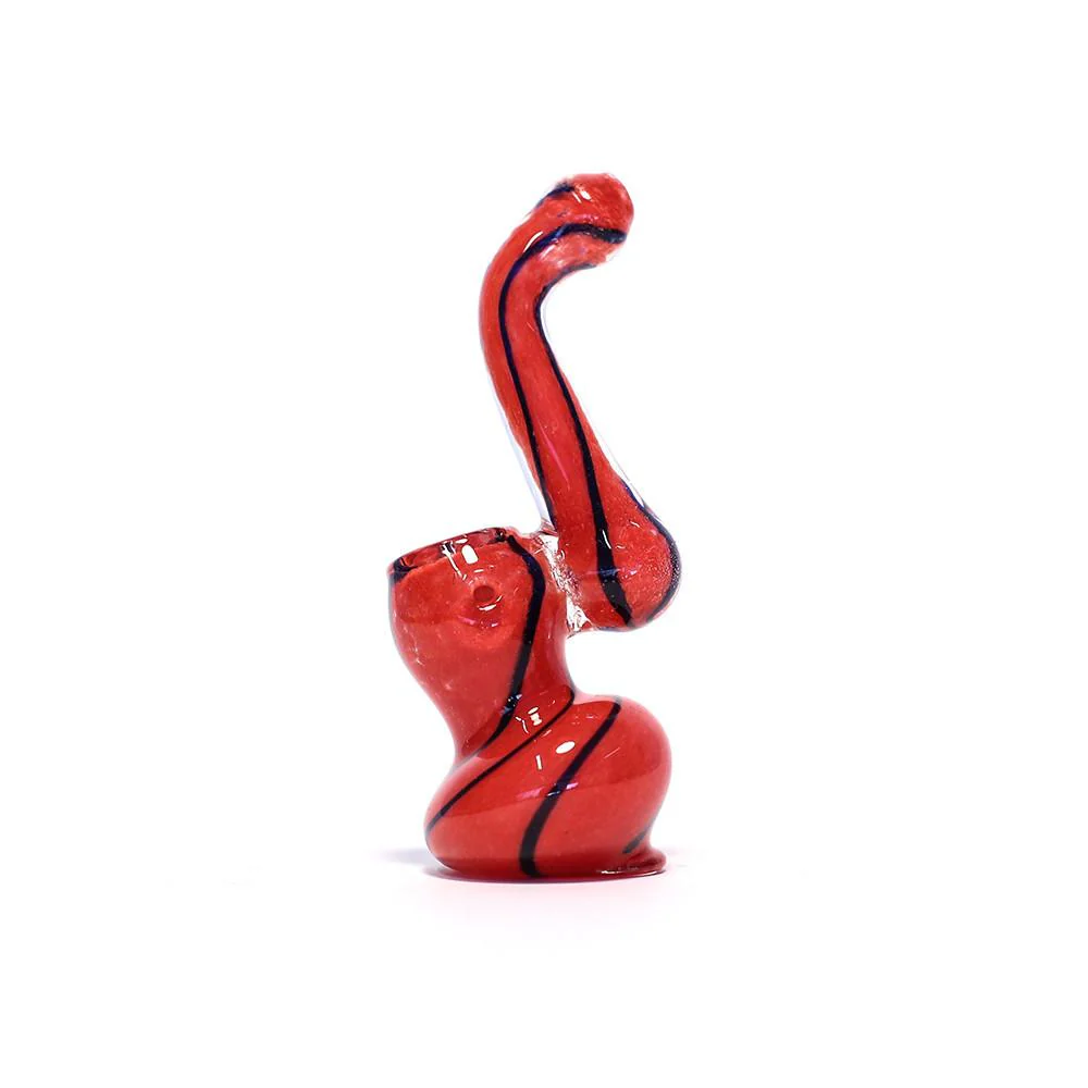THE SUCKER GLASS BUBBLER (RED & BLACK) - Image 3