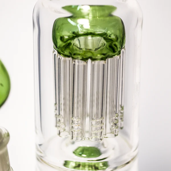 Titan Series | Green Pillar Glass Bong - Image 4