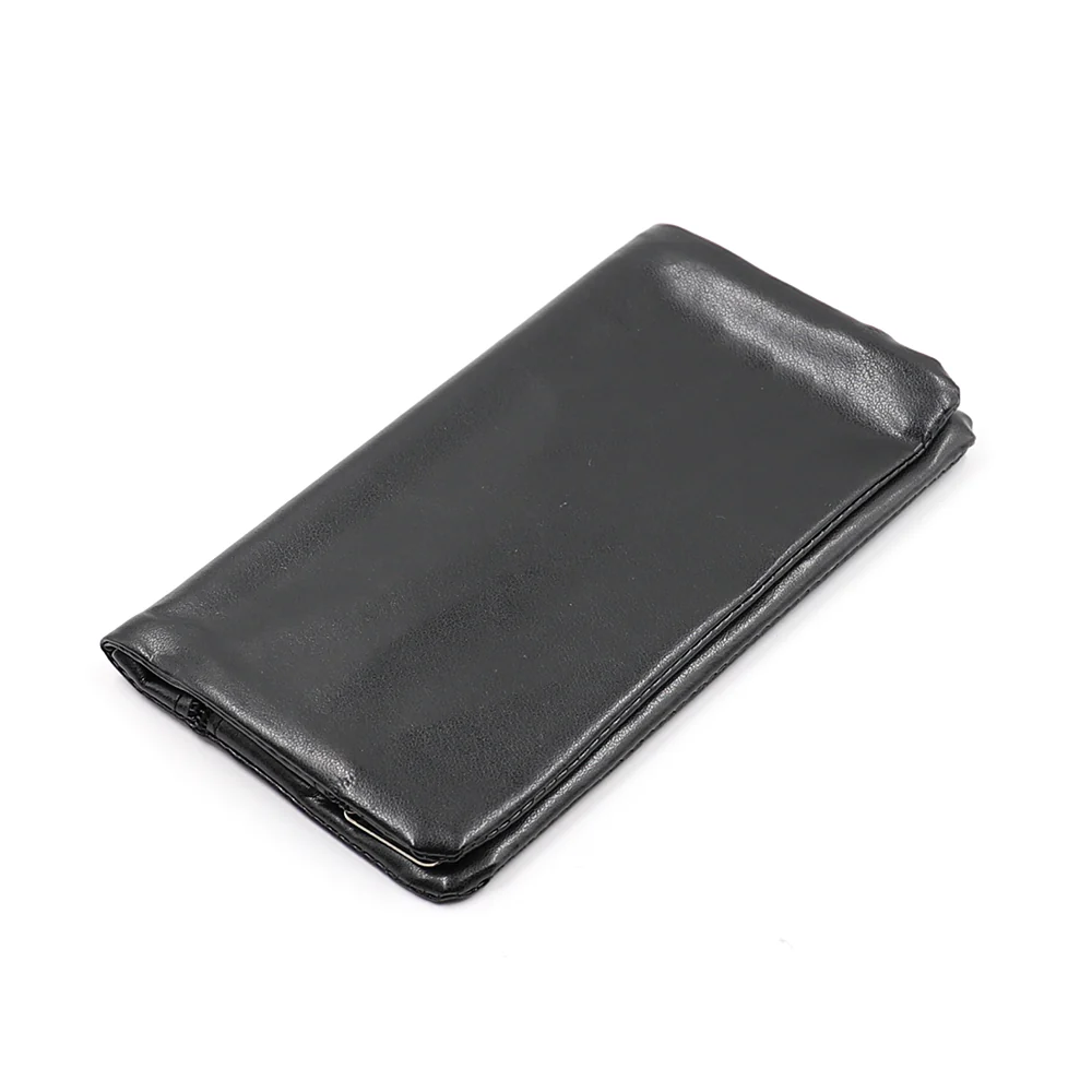 Tobacco Pouch Wallet (Double Zipped) - Black - Image 3
