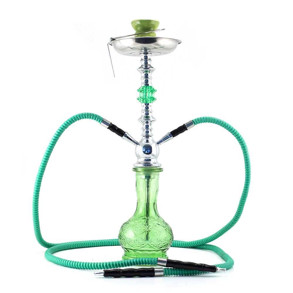 Transparent Pop Glass Chrome Hookah