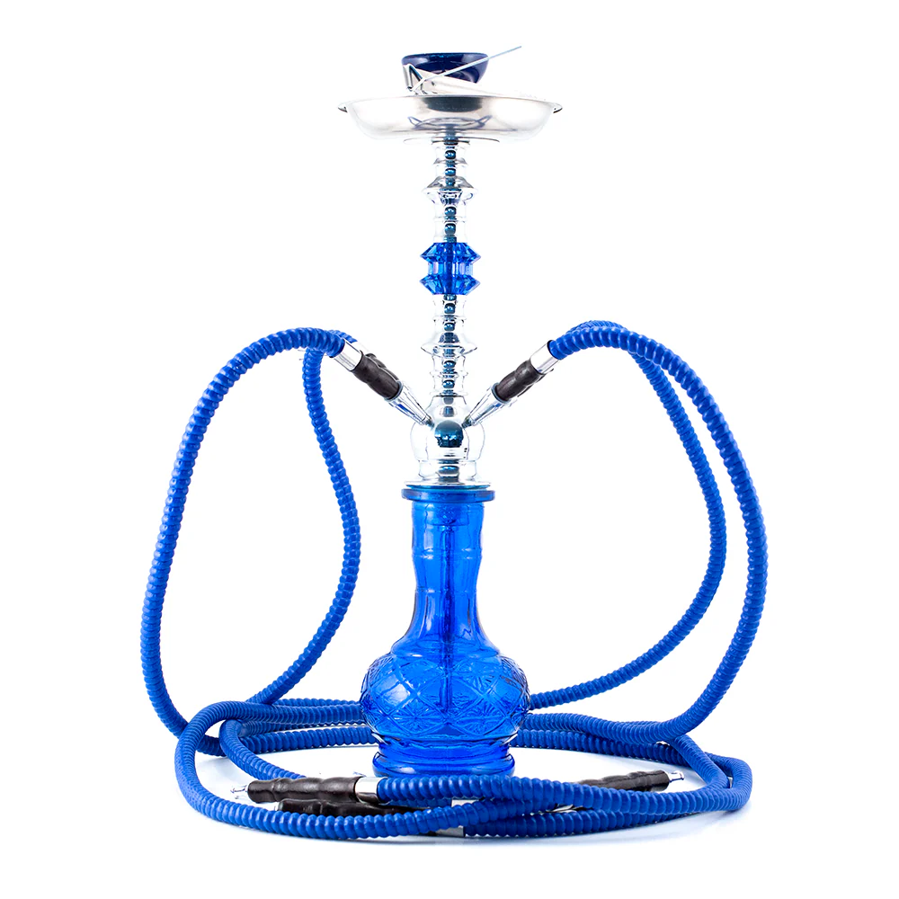 Transparent Pop Glass Chrome Hookah - Image 11