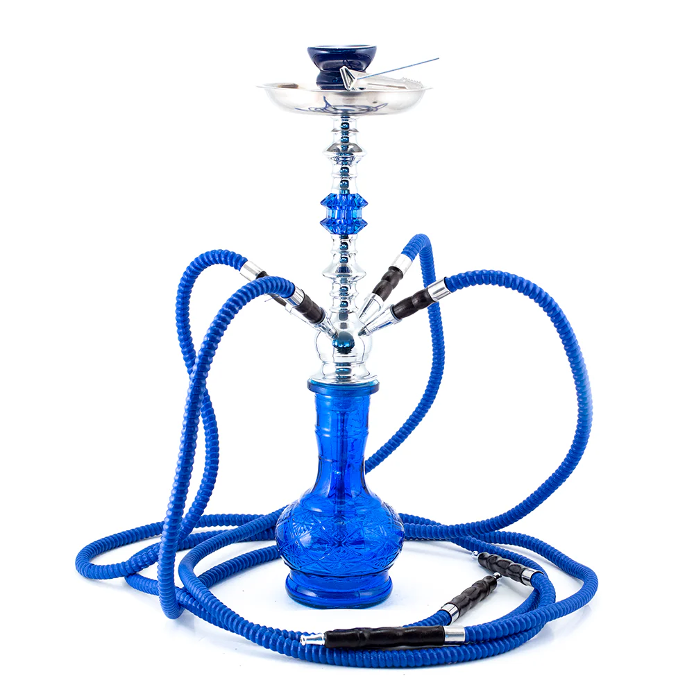 Transparent Pop Glass Chrome Hookah - Image 12
