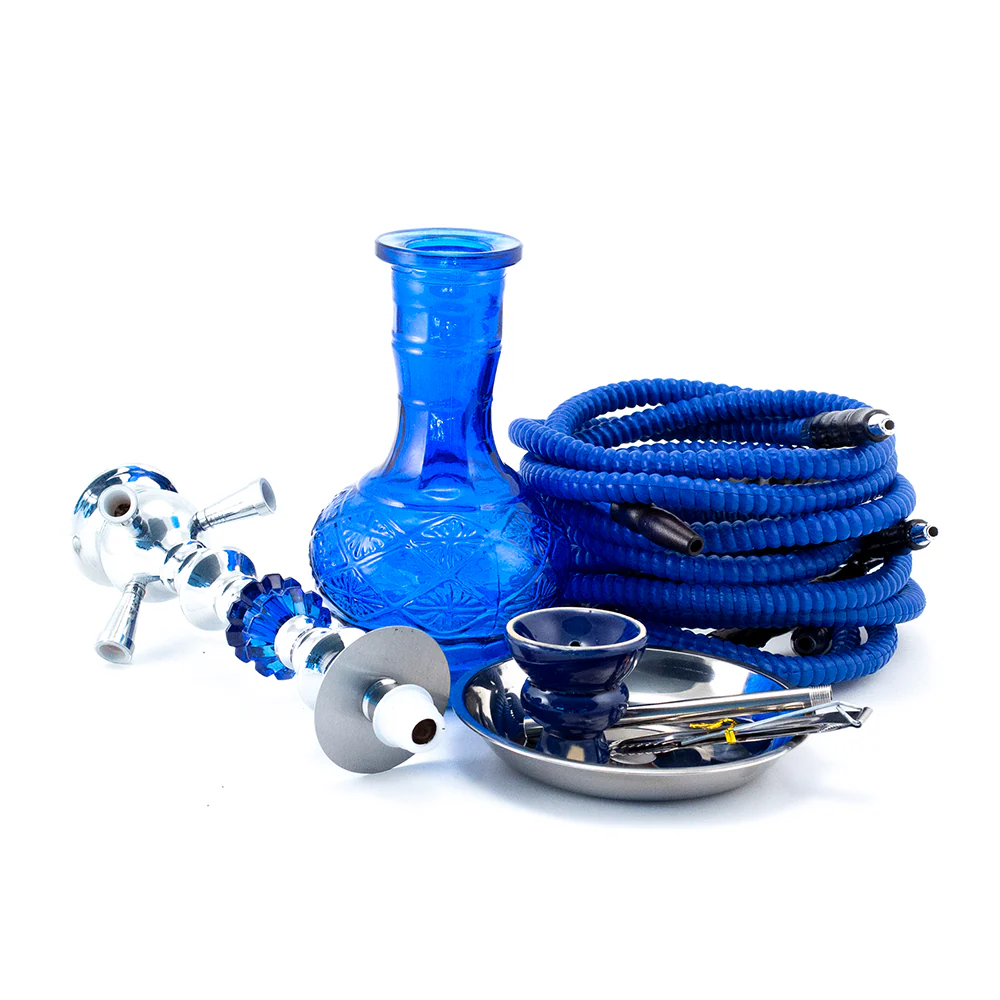 Transparent Pop Glass Chrome Hookah - Image 13