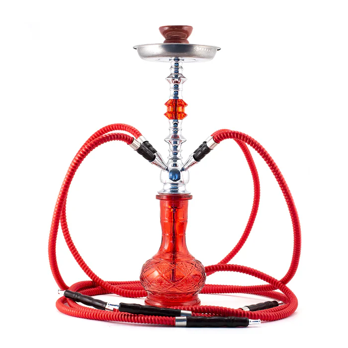 Transparent Pop Glass Chrome Hookah - Image 14