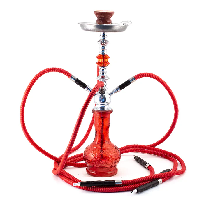 Transparent Pop Glass Chrome Hookah - Image 15