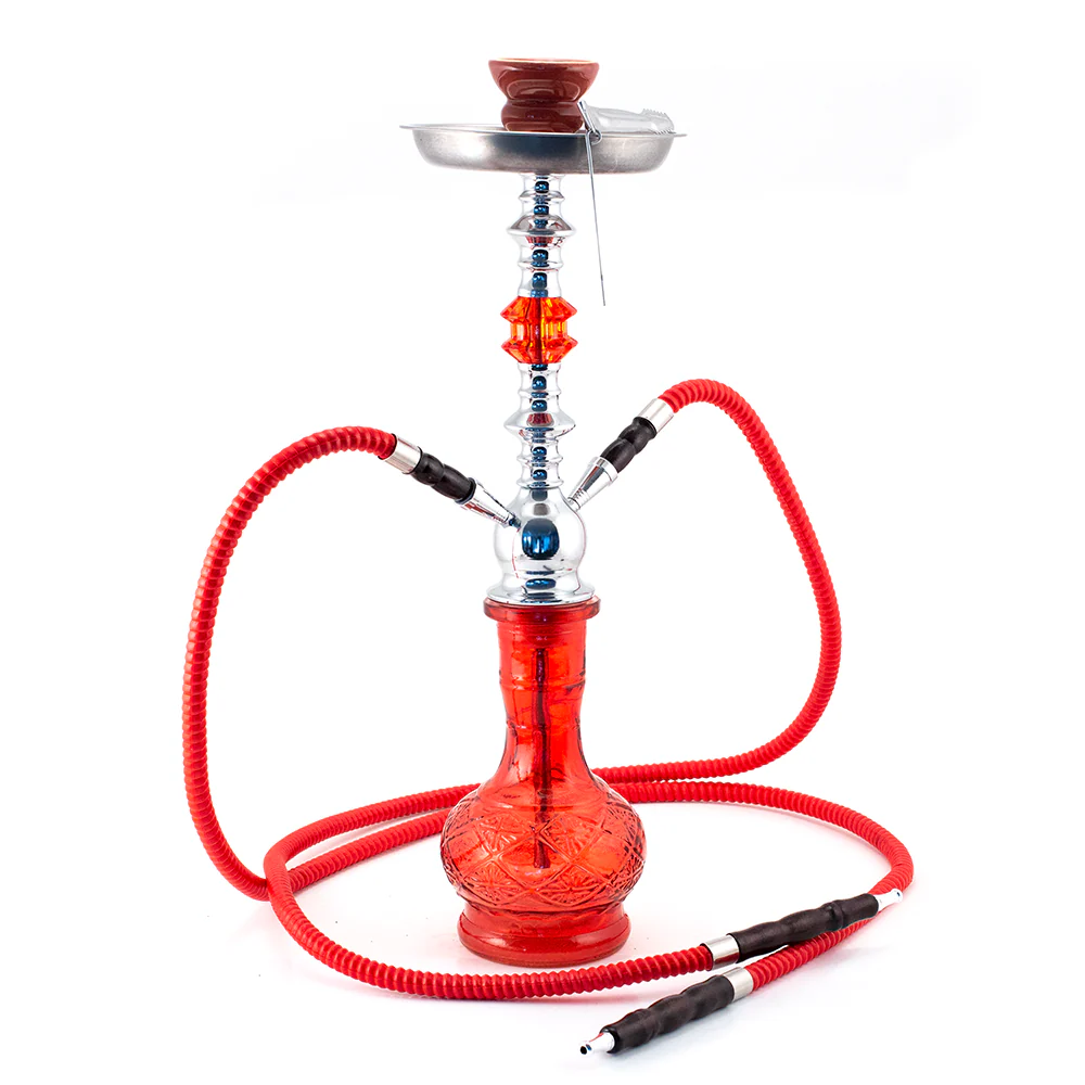 Transparent Pop Glass Chrome Hookah - Image 3