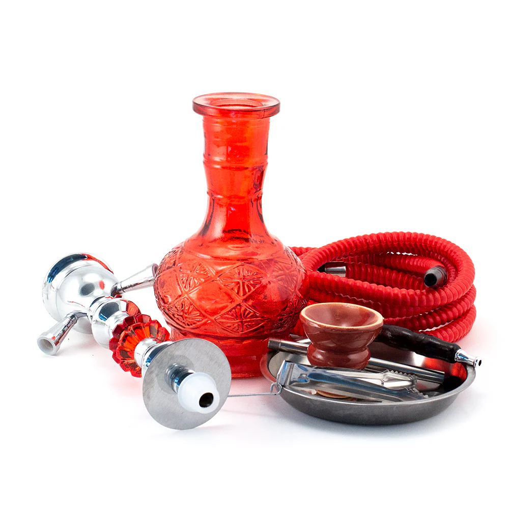 Transparent Pop Glass Chrome Hookah - Image 4