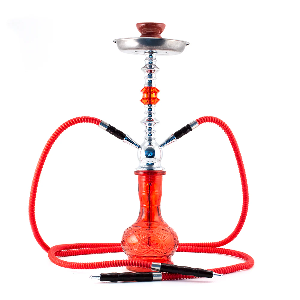 Transparent Pop Glass Chrome Hookah - Image 5