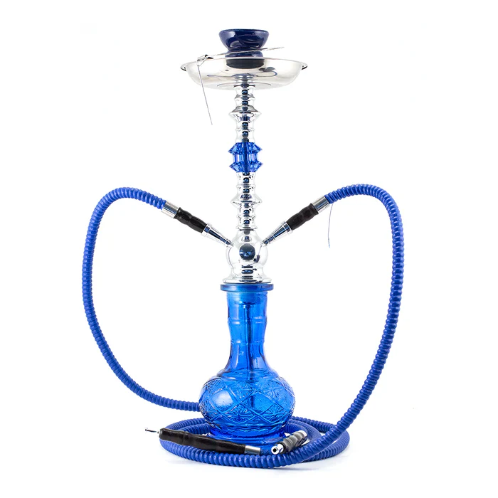 Transparent Pop Glass Chrome Hookah - Image 6
