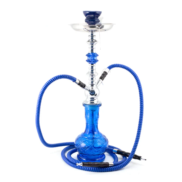 Transparent Pop Glass Chrome Hookah - Image 7