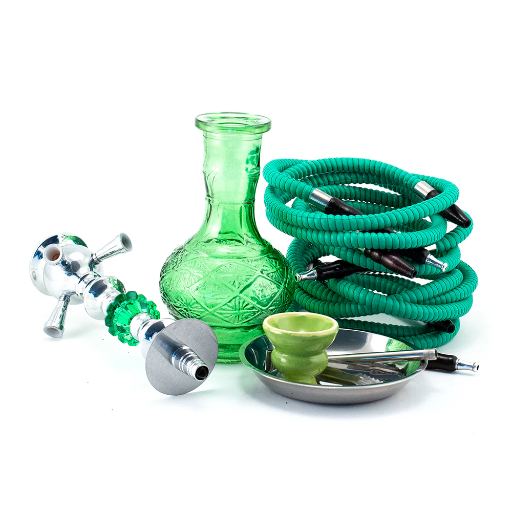 Transparent Pop Glass Chrome Hookah - Image 9