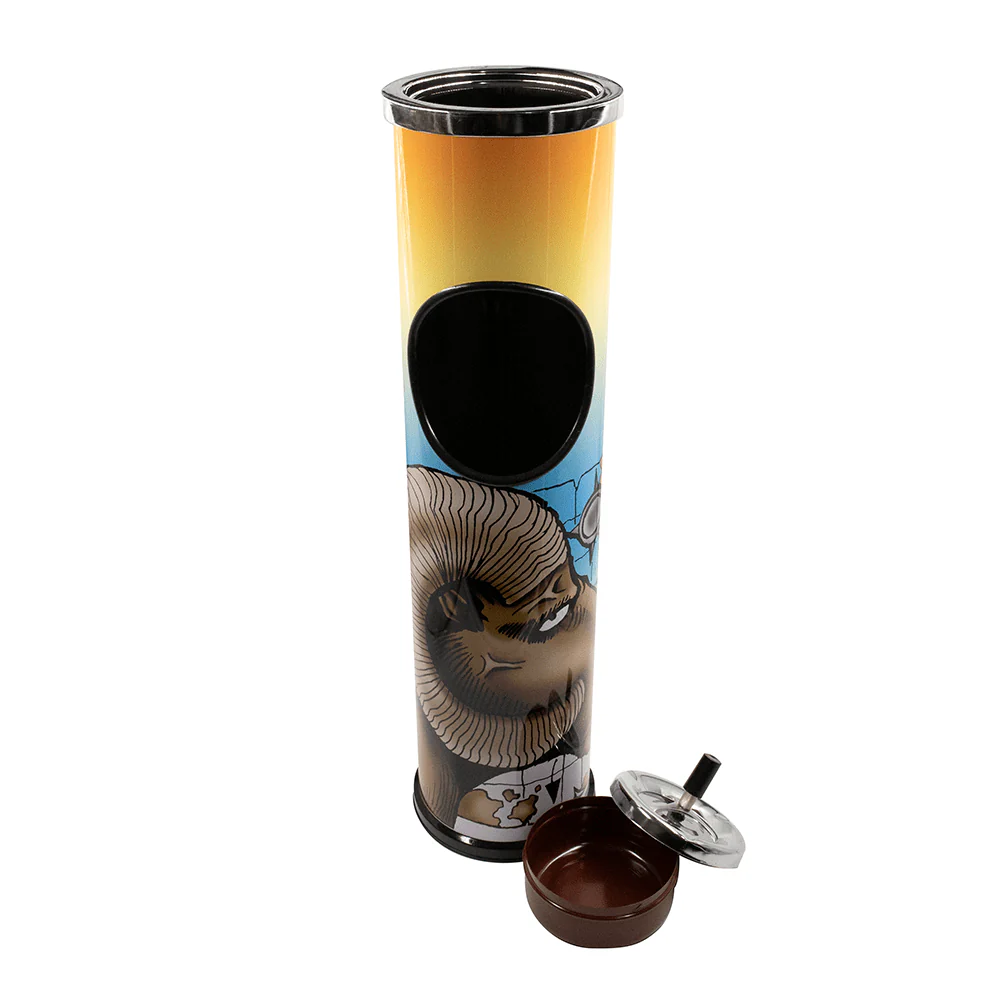 TRASH CAN / ASHTRAY - SMOKING GOAT BLACK BASE 60CM - Image 5