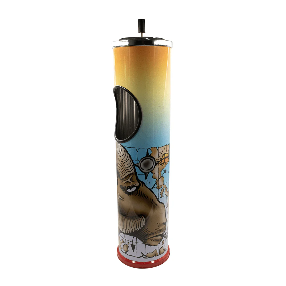 TRASH CAN / ASHTRAY - SMOKING GOAT RED BASE 60CM - Image 4