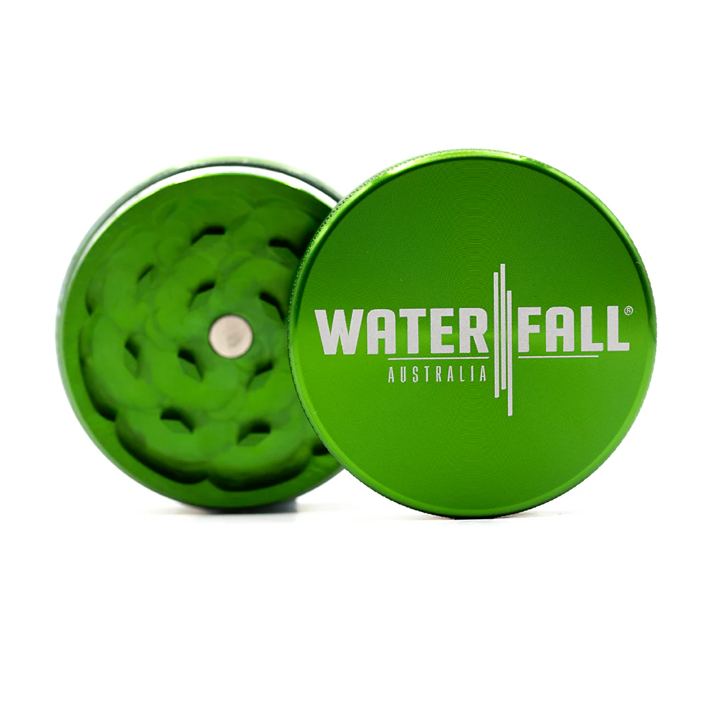 Green Two-Part Aluminium Grinder 50mm - Image 3