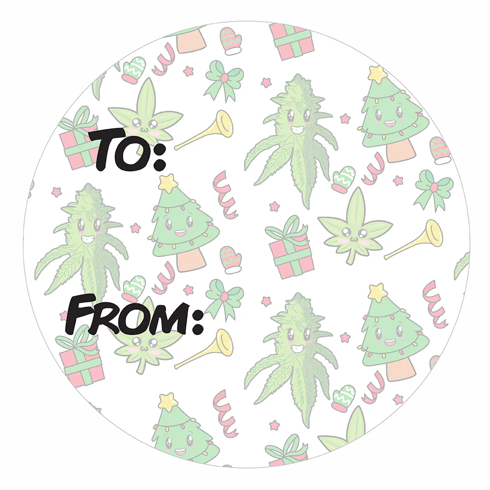 WAKE 'N' BAKE | 24 PACK OF 420 XMAS STICKERS - Image 12