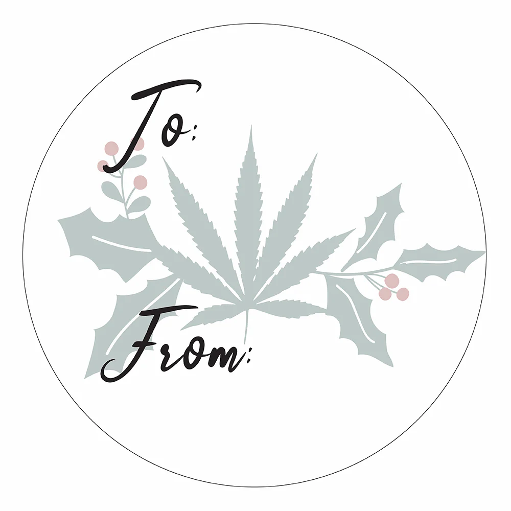 WAKE 'N' BAKE | 24 PACK OF 420 XMAS STICKERS - Image 4