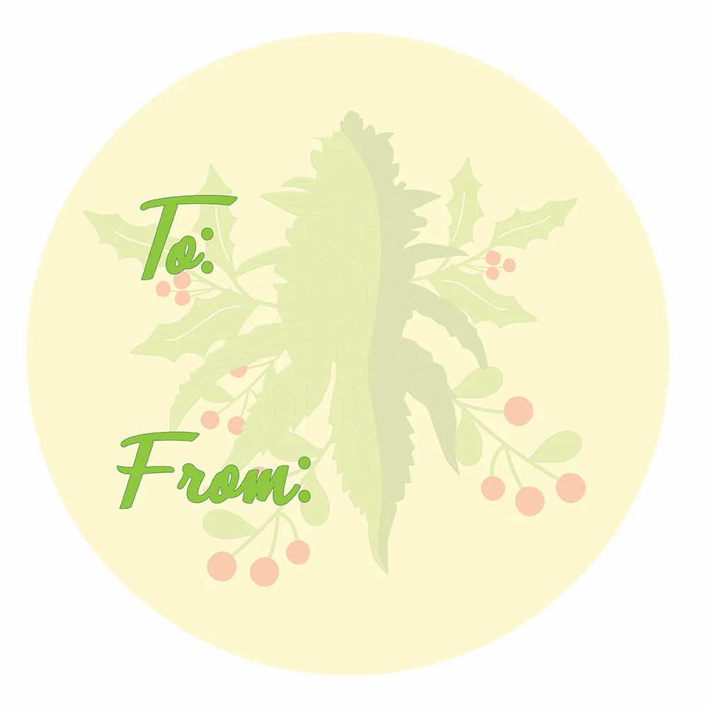 WAKE 'N' BAKE | 24 PACK OF 420 XMAS STICKERS - Image 5