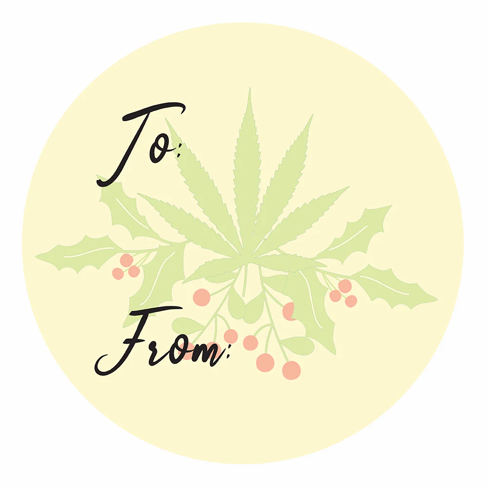 WAKE 'N' BAKE | 24 PACK OF 420 XMAS STICKERS - Image 7