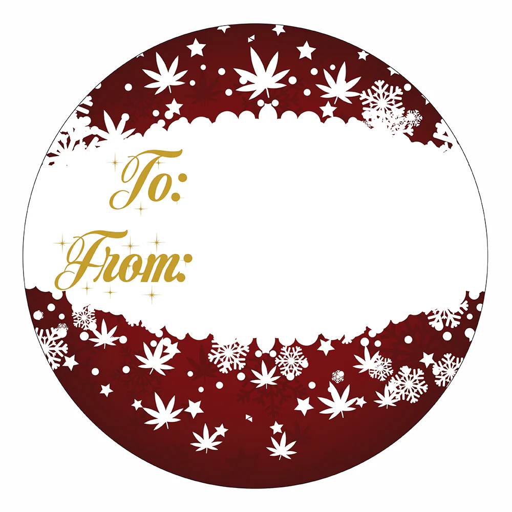 WAKE 'N' BAKE | 24 PACK OF 420 XMAS STICKERS - Image 9