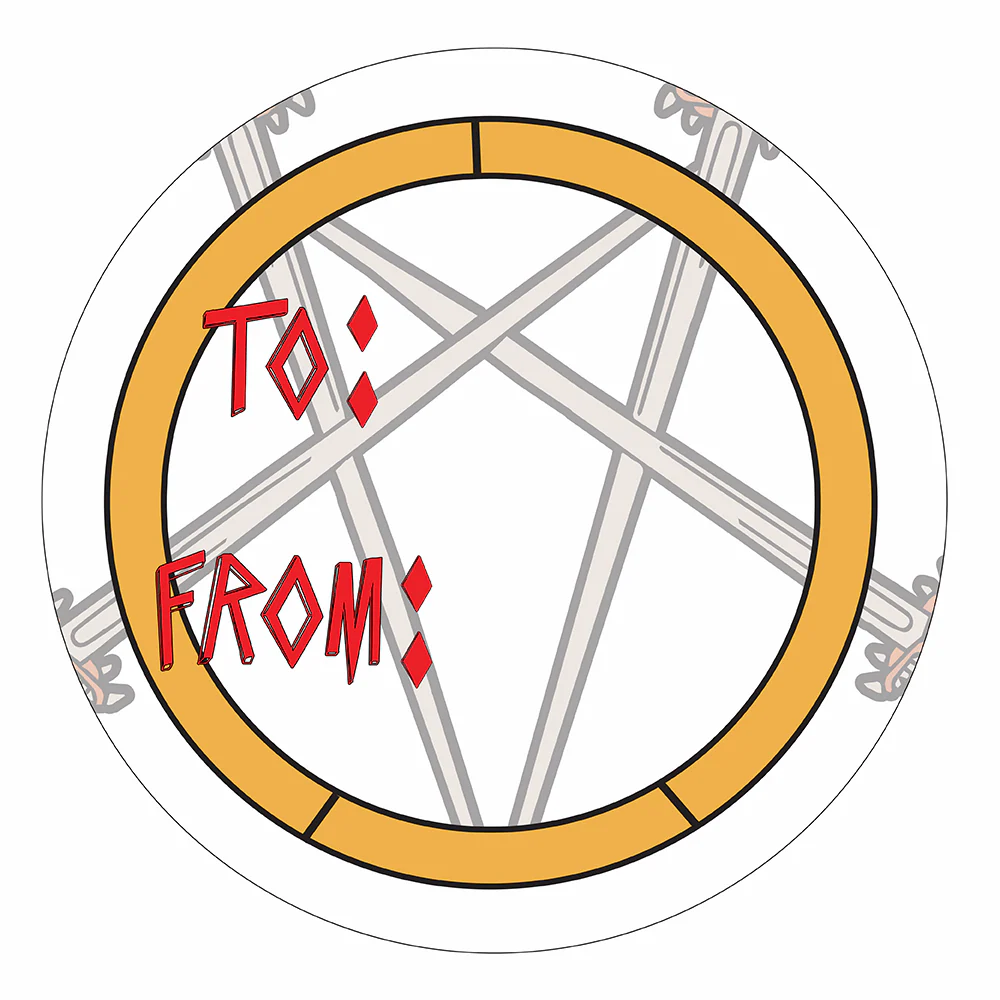 WAKE 'N' BAKE | 24 PACK OF SATANIC XMAS STICKERS - Image 10