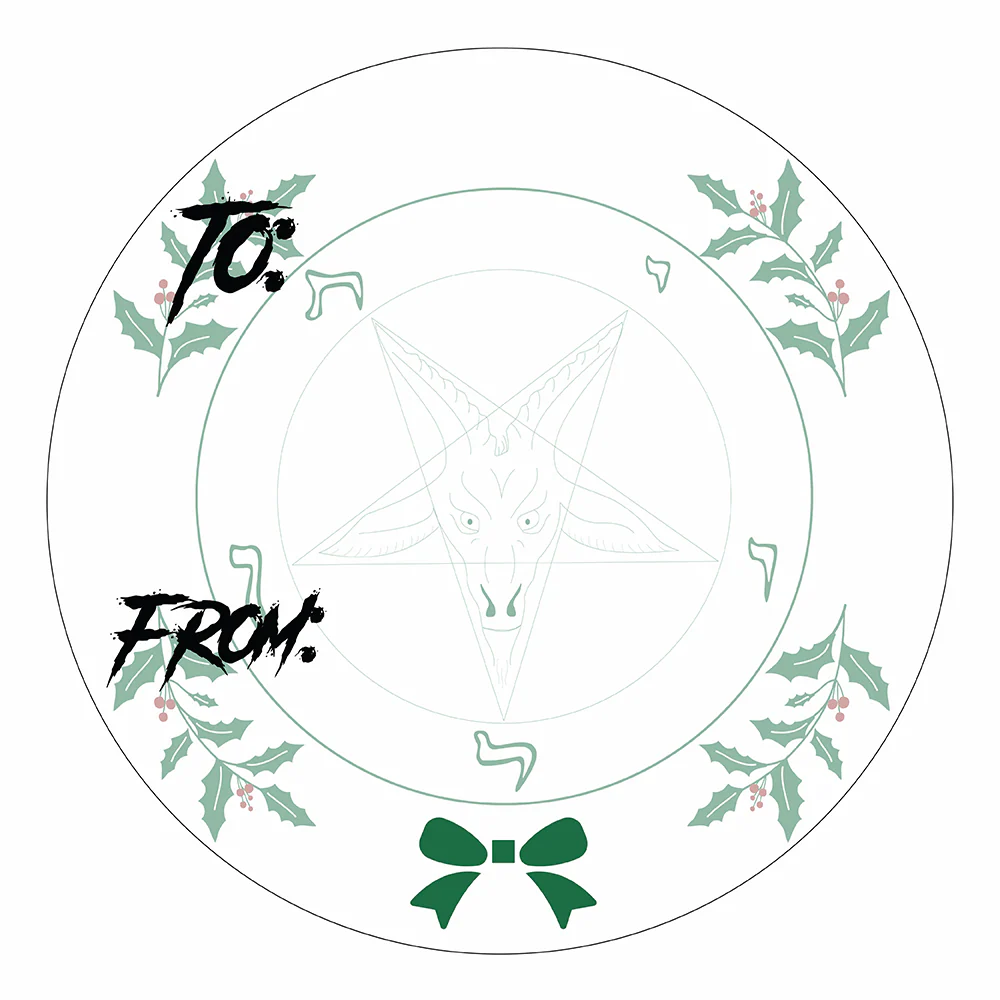 WAKE 'N' BAKE | 24 PACK OF SATANIC XMAS STICKERS - Image 11