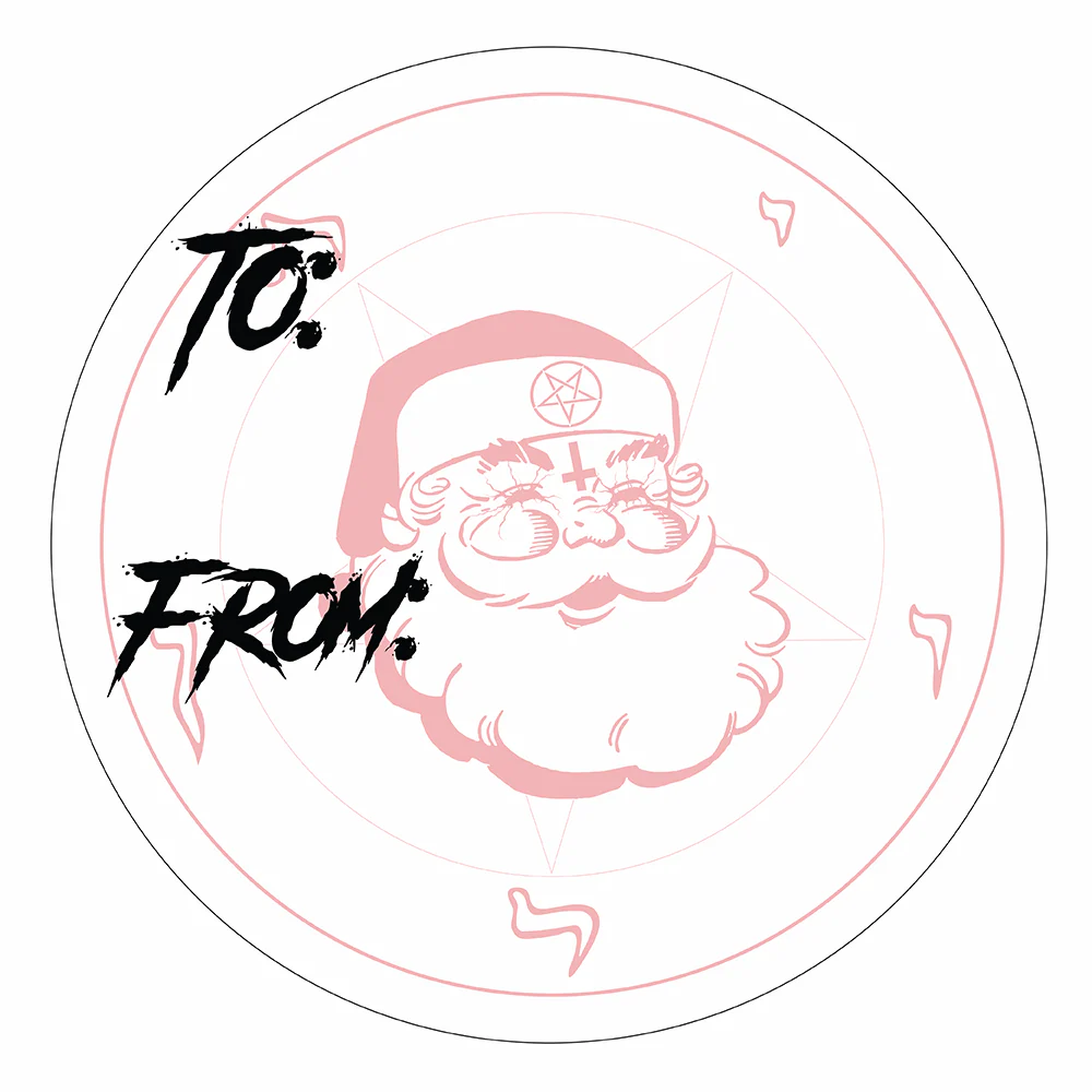 WAKE 'N' BAKE | 24 PACK OF SATANIC XMAS STICKERS - Image 12