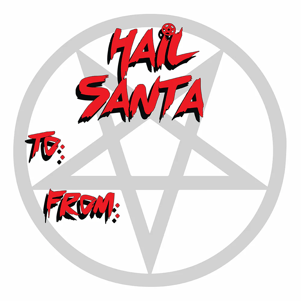 WAKE 'N' BAKE | 24 PACK OF SATANIC XMAS STICKERS - Image 4
