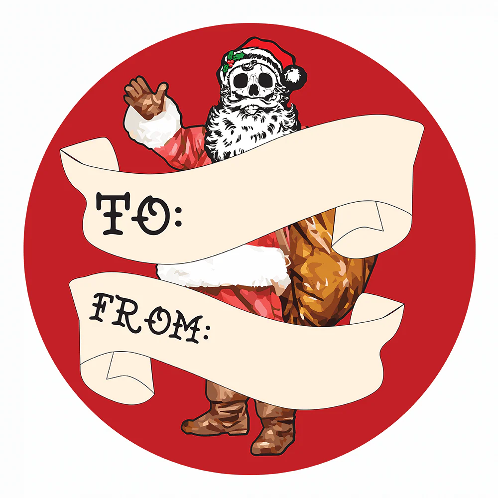 WAKE 'N' BAKE | 24 PACK OF TATTOO XMAS STICKERS - Image 6
