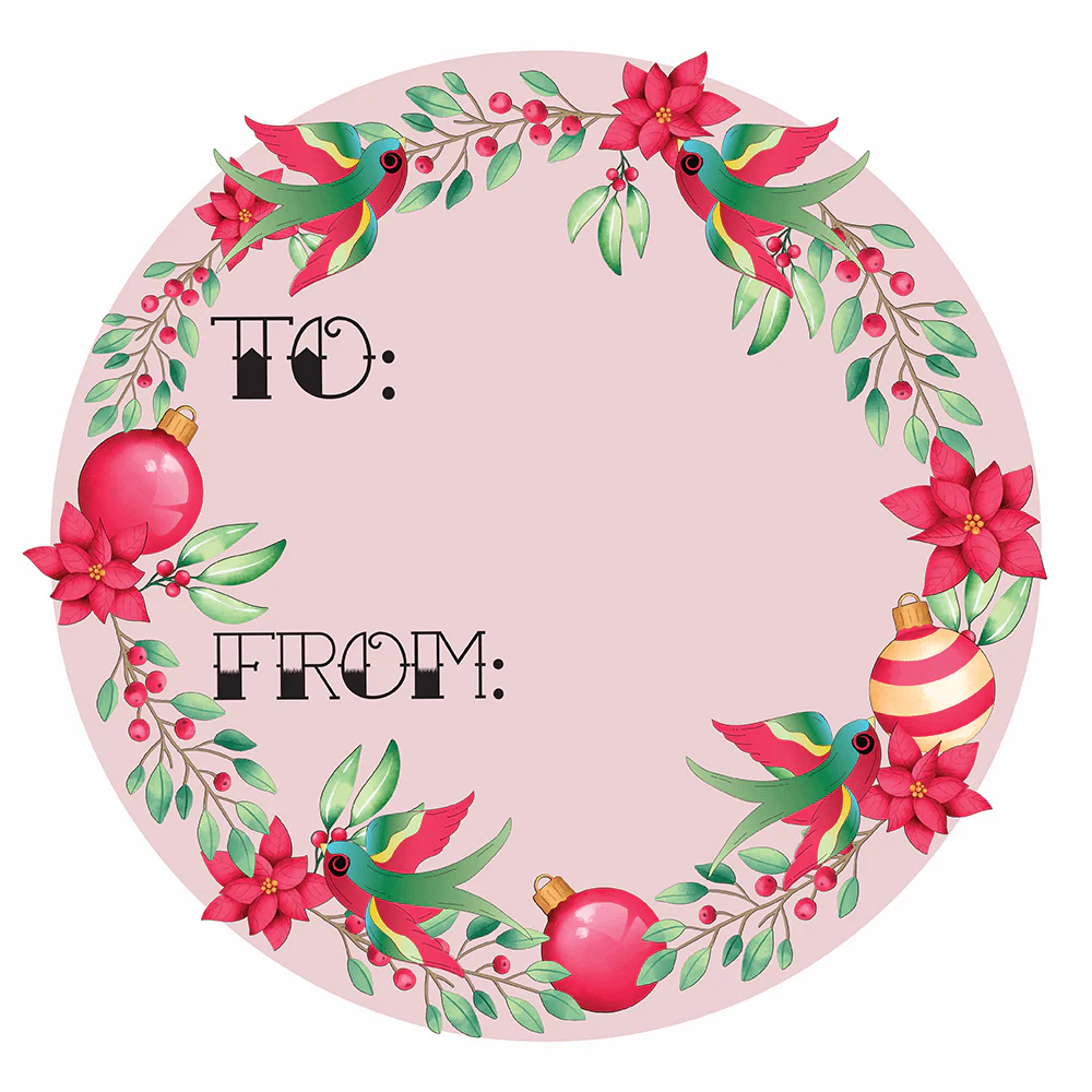 WAKE 'N' BAKE | 24 PACK OF TATTOO XMAS STICKERS - Image 9