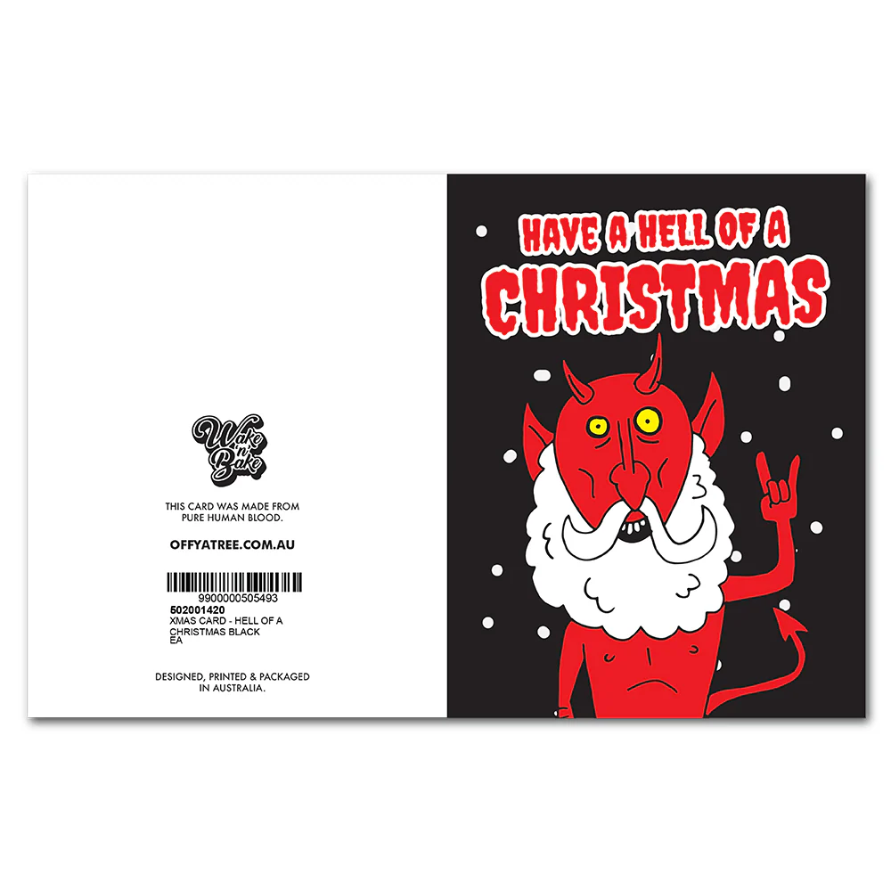 WAKE 'N' BAKE | HELL OF A CHRISTMAS XMAS GREETING CARD - Image 3