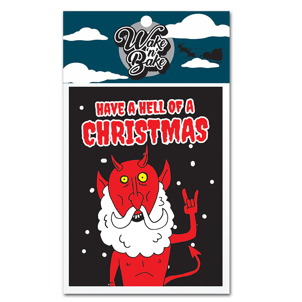 WAKE 'N' BAKE | HELL OF A CHRISTMAS XMAS GREETING CARD - Image 4