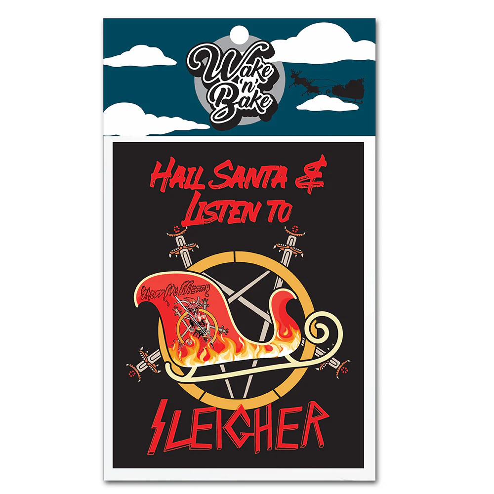 WAKE 'N' BAKE | SLEIGHER XMAS GREETING CARD - Image 4