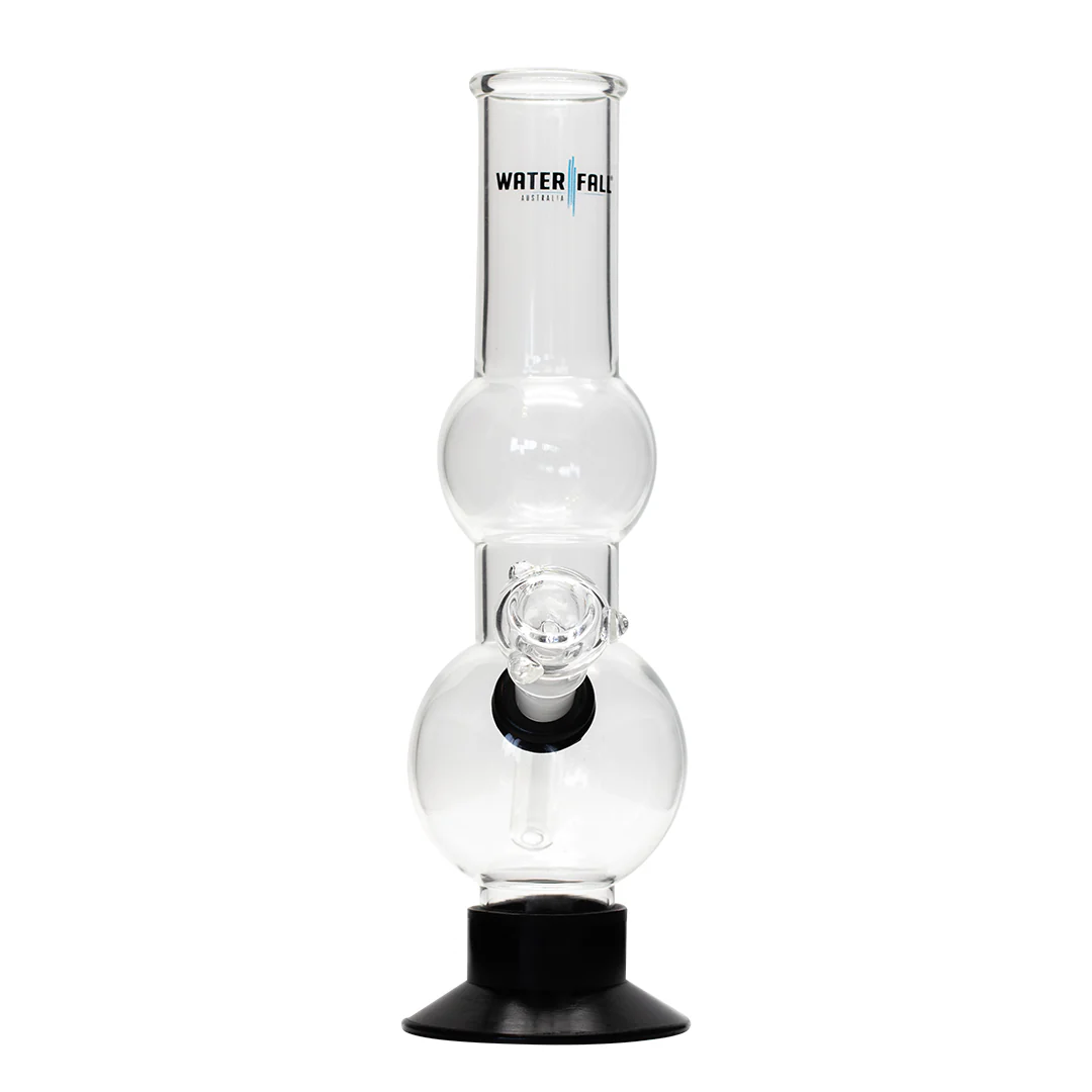 Waterfall Beano Highbrid Series Glass Bong - Black - Image 4