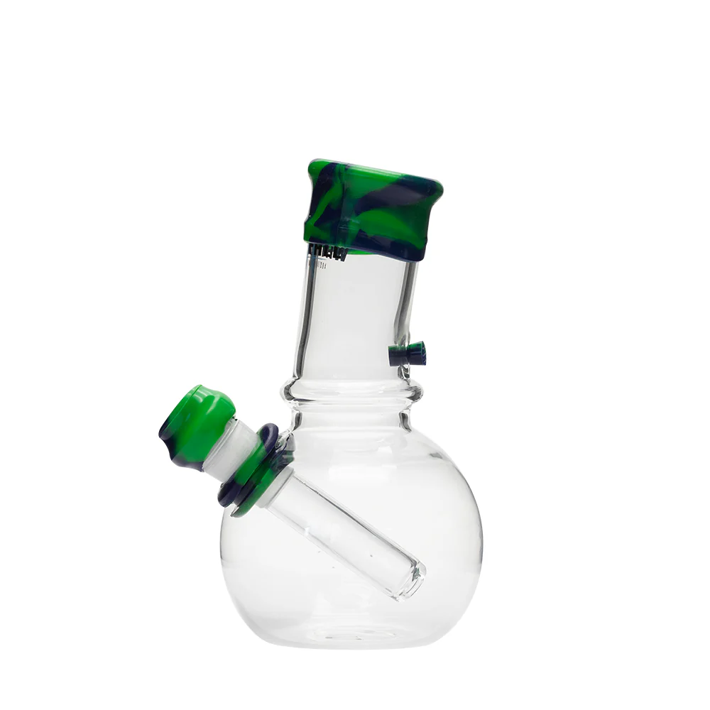Waterfall Cannon Highbrid Series Glass Bong - Green/Blue - Image 4