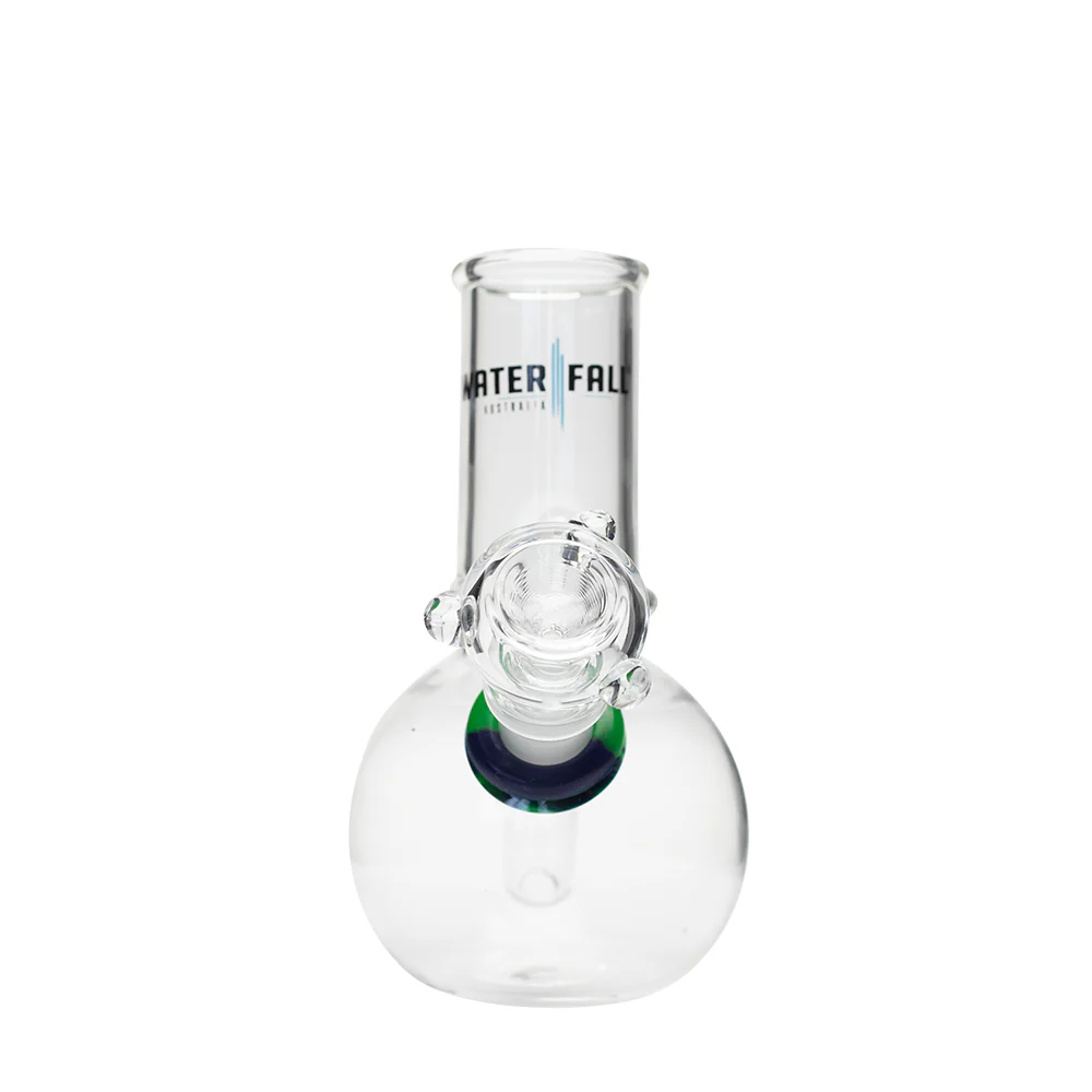 Waterfall Cannon Highbrid Series Glass Bong - Green/Blue - Image 5