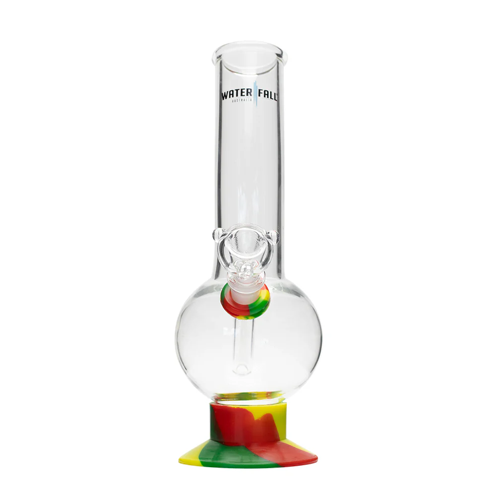 Waterfall Decimator Highbrid Series Glass Bong - Rasta - Image 5