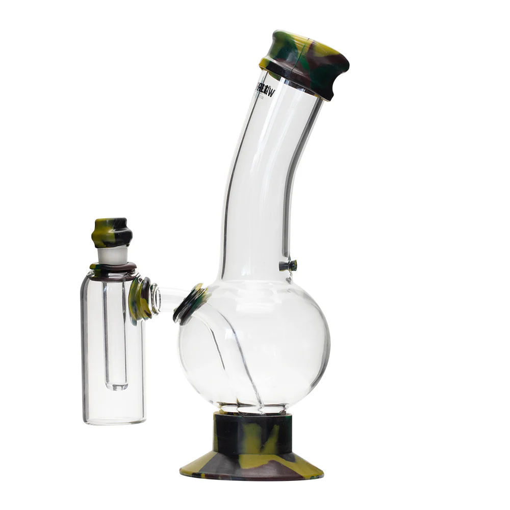 Waterfall Decimator Highbrid Series Glass Bong With Ash Catcher - Camo - Image 4