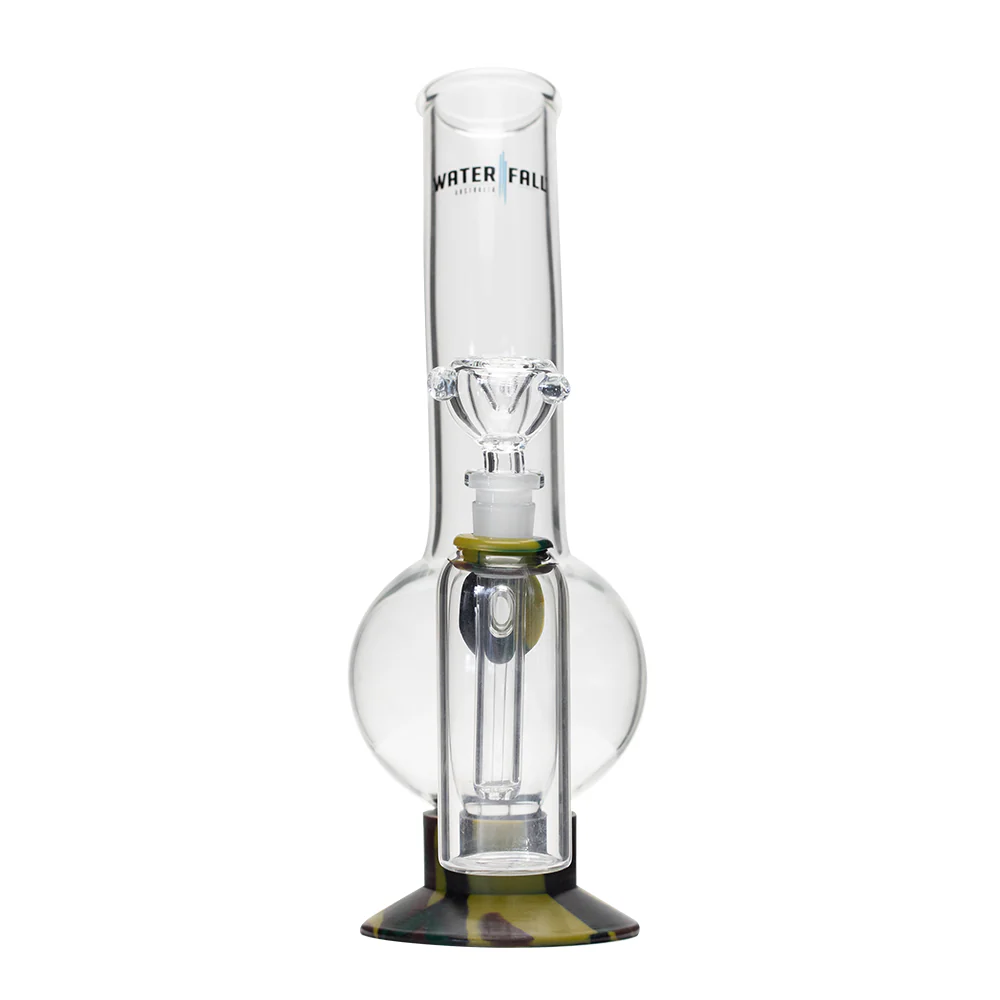 Waterfall Decimator Highbrid Series Glass Bong With Ash Catcher - Camo - Image 5