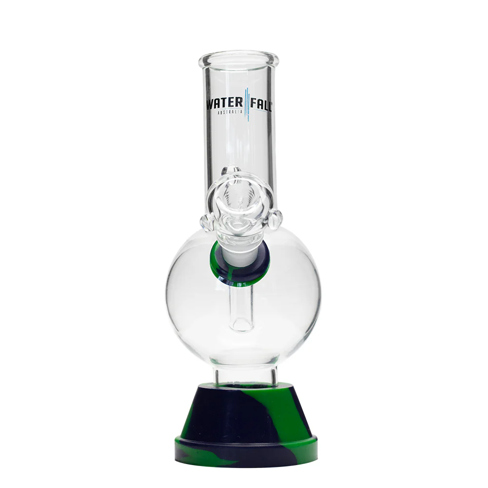 Waterfall Exterminator Highbrid Series Glass Bong - Green/Blue - Image 5