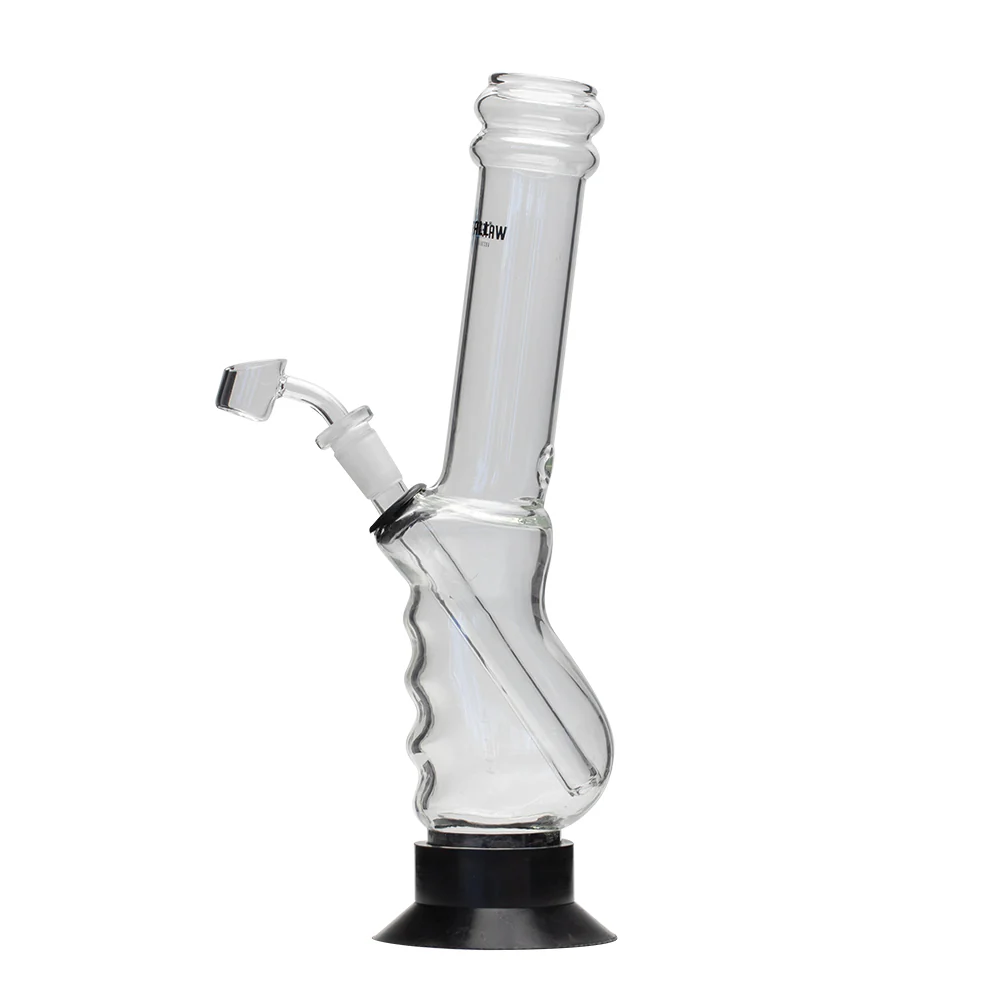 Waterfall Large Gripper Highbrid Series Glass Bong - Black - Image 2