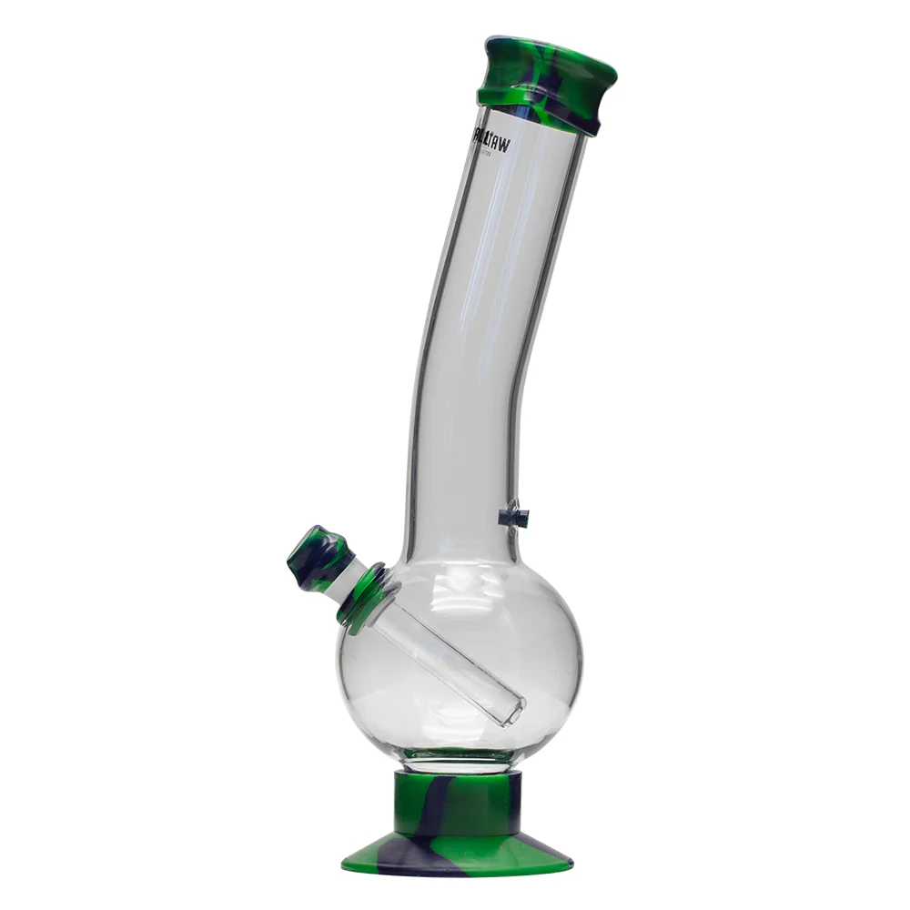 Waterfall Supernova Highbrid Series Glass Bong - Green/Blue - Image 4